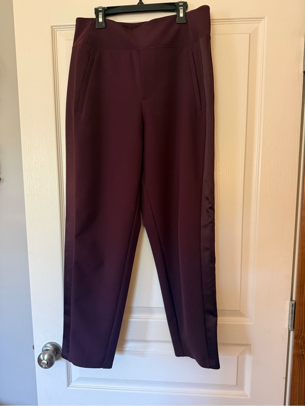 Women's High-Waist Maroon Endless High rise Pants